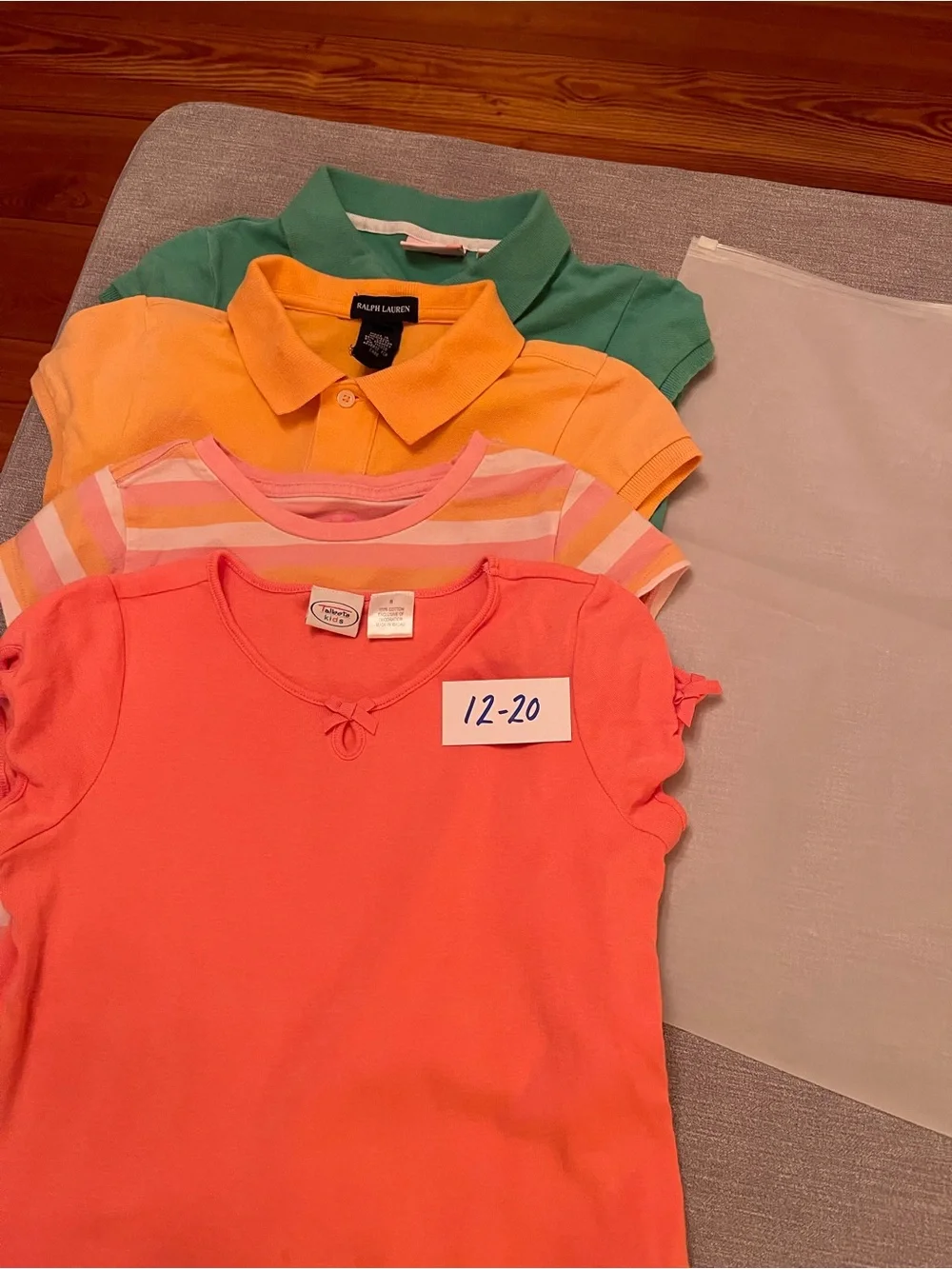 Set of 4 - Girls Shirts Tops - Size 8 - Ralph Lauren Talbots Kids Gap J Khaki